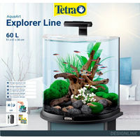 Produktbild von Tetra AquaArt Explorer Line LED Aquarium Schwarz 60L