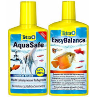 Produktbild von Tetra AquaSafe und EasyBalance Langzeitpflege für Aquarien