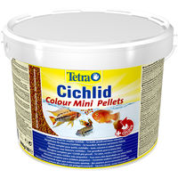 Produktbild von Tetra Cichlid Colour Mini Pellets Fischfutter für Buntbarsche 10 l