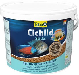 Tetra Cichlid Sticks Süßwasser Fischfutter für Buntbarsche 10 Liter - 10 l – Bild 1 von 4