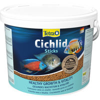 Produktbild von Tetra Cichlid Sticks Süßwasser Fischfutter für Buntbarsche 10 Liter - 10 l