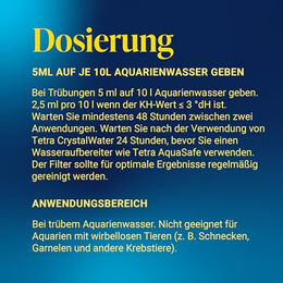 Tetra CrystalWater Wasseraufbereiter zur Klärung von Süßwasser für Fische 100 ml - 100 ml – Bild 1 von 10