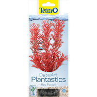 Produktbild von Tetra Decoart Plantastics Foxtail Kunstpflanze für Fische in Rot 15 cm