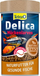 Tetra Delica Bloodworms gefriergetrocknete rote Mückenlarven Naturfutter für Zierfische 100 ml - 100 ml – Bild 1 von 13