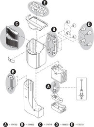 Produktbild von Tetra EasyCrystal FilterBox 600 Filterclip aus Kunststoff für Rucksackfilter