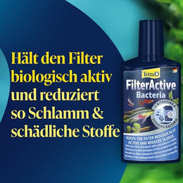 Tetra FilterActive Wasseraufbereiter mit Starterbakterien und Reinigungsbakterien für Fische 250 ml - 250 ml – Bild 1 von 13