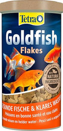 Tetra Goldfish Flakes Flockenfutter für Goldfische und Kaltwasserfische ohne Farb- und Aromastoffe sowie ohne Konservierungsstoffe 1 l Dose - 1 l – Bild 1 von 13