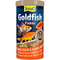 Produktbild von Tetra Goldfish Flakes Flockenfutter für Goldfische und Kaltwasserfische ohne Farb- und Aromastoffe sowie ohne Konservierungsstoffe 1 l Dose - 1 l