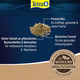 Tetra Guppy Colour Mini Flakes Fischfutter für Süßwasserfische ohne Farb- und Aromastoffe sowie Konservierungsstoffe 250 ml Dose - 250 ml – Bild 1 von 12