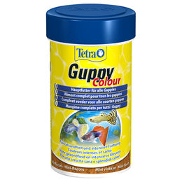 Tetra Guppy Colour Mini Flakes Flockenfutter für Guppys und Tropenfische 100 ml - 100 ml – Bild 1 von 5