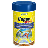 Produktbild von Tetra Guppy Colour Mini Flakes Flockenfutter für Guppys und Tropenfische 100 ml - 100 ml