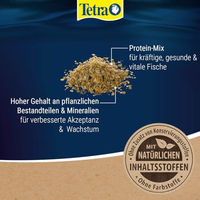 Produktbild von Tetra Guppy Mini Flakes Fischfutter für Süßwasser ohne Farb- und Aromastoffe sowie Konservierungsstoffe 250 ml Dose - 250 ml