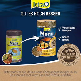 Tetra Menu Fischfutter für Süßwasserfische ohne Konservierungsstoffe 250 ml Dose - 250 ml – Bild 1 von 13