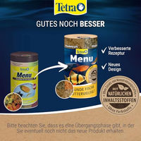 Produktbild von Tetra Menu Fischfutter für Süßwasserfische ohne Konservierungsstoffe 250 ml Dose - 250 ml