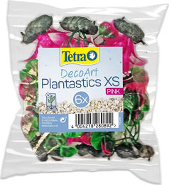 Produktbild von Tetra Plantastics XS Aquarium Kunstpflanzen für Fische 6er Pack bunt