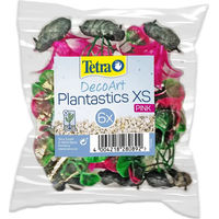 Produktbild von Tetra Plantastics XS Aquarium Kunstpflanzen für Fische 6er Pack bunt