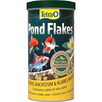 Produktbild von Tetra Pond Flakes Hauptfutter Flockenmischung für Teichfische 1000 ml Dose - 1 l