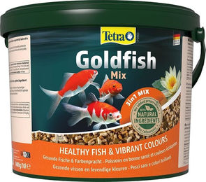 Tetra Pond Goldfish Mix Fischfutter für Goldfische und Kaltwasserfische im Teich 10 l Eimer - 10 l – Bild 1 von 13