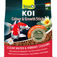 Produktbild von Tetra Pond Koi Colour & Growth Fischfutter für Koi im Teich 4 kg - 4 l