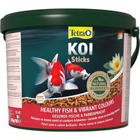 Produktbild von Tetra Pond Koi Sticks Schwimm-Sticks Fischfutter für Fische 10 Liter Eimer - 10 l