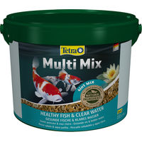 Produktbild von Tetra Pond Multi Mix Mehrkomponenten-Mix Fischfutter für Teichfische 10 l Eimer - 10 l