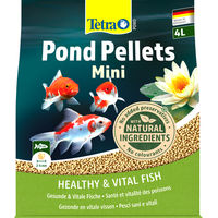 Produktbild von Tetra Pond Pellets Mini Fischfutter für kleine und junge Teichfische 4 L - 4 l
