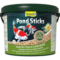 Produktbild von Tetra Pond Sticks Schwimm-Sticks Fischfutter für Teichfische 10 Liter Eimer - 10 l