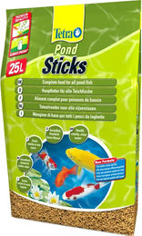 Tetra Pond Sticks Schwimm-Sticks Fischfutter für Teichfische mit pflanzlichen Eiweißextrakten 25 kg Beutel - 25 l – Bild 1 von 12