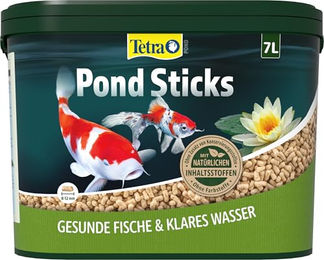 Tetra Pond Sticks Schwimm-Sticks Fischfutter für Teichfische ohne tierisches Protein 7 l Eimer - 7 l – Bild 1 von 13