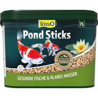 Produktbild von Tetra Pond Sticks Schwimm-Sticks Fischfutter für Teichfische ohne tierisches Protein 7 l Eimer - 7 l