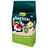 Produktbild von Tetra Pond Sticks Schwimm-Sticks Fischfutter für Teichfische und Goldfische mit pflanzlichen Eiweißextrakten 40 l - 40 l