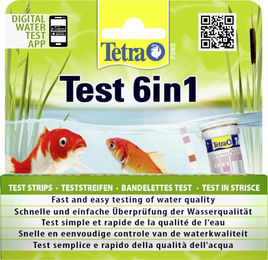 Tetra Pond Test 6in1 Wassertest für Fische im Teich mit 25 Teststreifen - 25 Stk. – Bild 1 von 3
