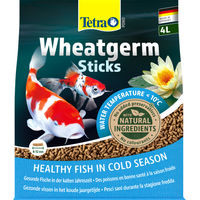 Produktbild von Tetra Pond Wheatgerm Sticks Fischfutter für Teichfische 4 kg - 4 l