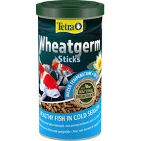 Produktbild von Tetra Pond Wheatgerm Sticks Fischfutter mit Weizenkeimen für Teichfische 1 l Dose - 1 l
