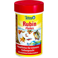 Produktbild von Tetra Rubin Flakes Fischfutter für Süßwasserfische ohne Konservierungsstoffe 100 ml Dose - 100 ml