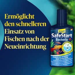 Tetra SafeStart Aquarienstarter mit lebenden nitrifizierenden Bakterien für Fische 100 ml - 100 ml – Bild 1 von 11