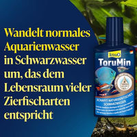 Produktbild von Tetra ToruMin Wasseraufbereiter mit Torfextrakten für Süßwasser-Aquarien 250 ml - 250 ml