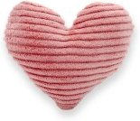 The Catery Baldriankissen Herz aus Bio-Baumwolle für Katzen in Rosa – Bild 1 von 3