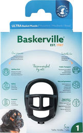 The Company of Animals Baskerville Ultra Muzzle Maulkorb für Hunde Schwarz Größe 1 - 1 Stk. – Bild 1 von 13