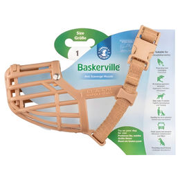 Produktbild von The Company of Animals Maulkorb Baskerville aus Kunststoff in Beige Größe 1
