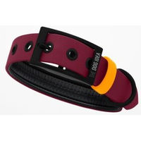 Produktbild von THE DOG IDEA Biothane Halsband für Hunde Bordeaux Rot Größe M wasserfest