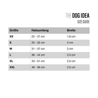 Produktbild von THE DOG IDEA Biothane Halsband für Hunde Gold Lavendel Größe L wasserabweisend