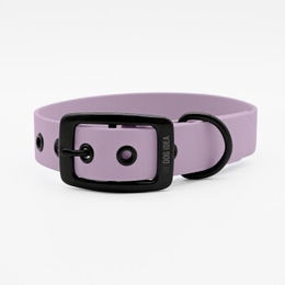 Produktbild von THE DOG IDEA Biothane Halsband für Hunde Lavendel Schwarz XL wasserabweisend
