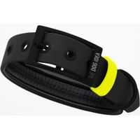 Produktbild von THE DOG IDEA Biothane Halsband für Hunde Schwarz Neon Gelb XXL wasserfest