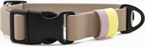 THE DOG IDEA Biothane Halsband mit Klickverschluss für Hunde wasserfest Beige XS – Bild 1 von 3
