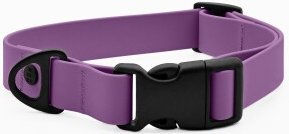 THE DOG IDEA Biothane Halsband mit Klickverschluss für Hunde XS Lila wasserabweisend – Bild 1 von 2