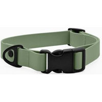Produktbild von THE DOG IDEA Biothane Halsband mit Klickverschluss für kleine Hunde Early Green XS wasserabweisend