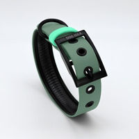 Produktbild von THE DOG IDEA Biothane Halsband wasserfest Grün Größe S für kleine Hunde