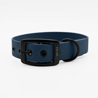 Produktbild von THE DOG IDEA Biothane Hundehalsband Navy Schwarz XS wasserabweisend