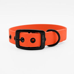 Produktbild von THE DOG IDEA Biothane Hundehalsband wasserabweisend Orange Schwarz XXL